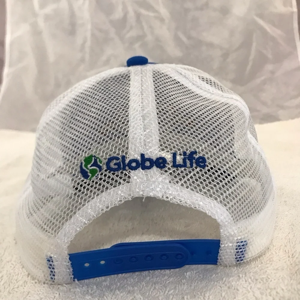 Idegy's Texas Rangers 50th Anniversary Adjustable Blue & White Baseball Cap